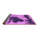 Sideview of Abstract Pink Modern Rug, abs899pnk