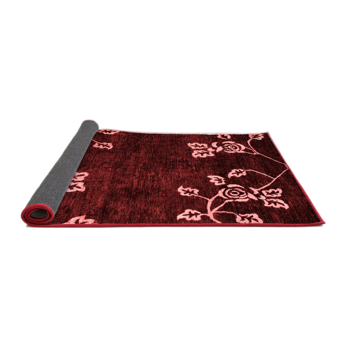 Abstract Red Modern Area Rugs