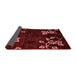 Abstract Red Modern Area Rugs