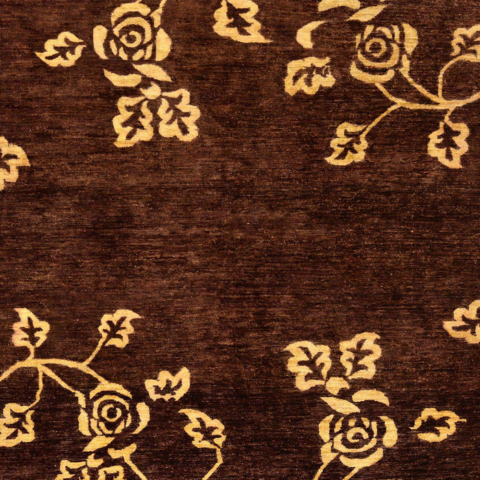 Machine Washable Abstract Red Rug, wshabs89