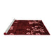 Modern Red Washable Rugs