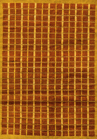 Abstract Yellow Modern Rug, abs8yw