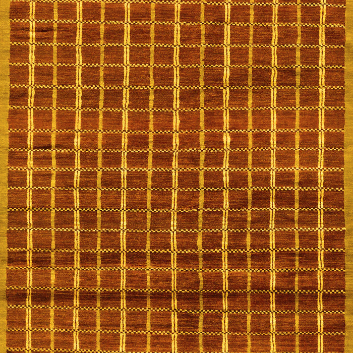 Abstract Yellow Modern Rug, abs8yw