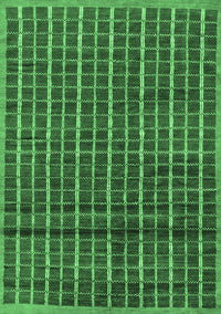 Abstract Emerald Green Modern Rug, abs8emgrn