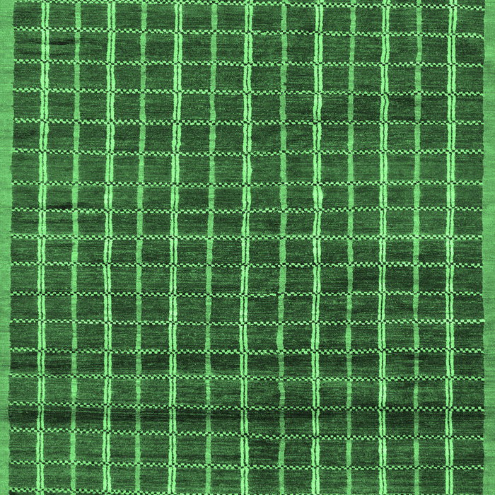 Machine Washable Abstract Emerald Green Modern Area Rugs, wshabs8emgrn