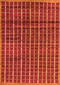 Abstract Orange Modern Rug, abs8org