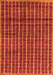 Abstract Orange Modern Rug, abs8org