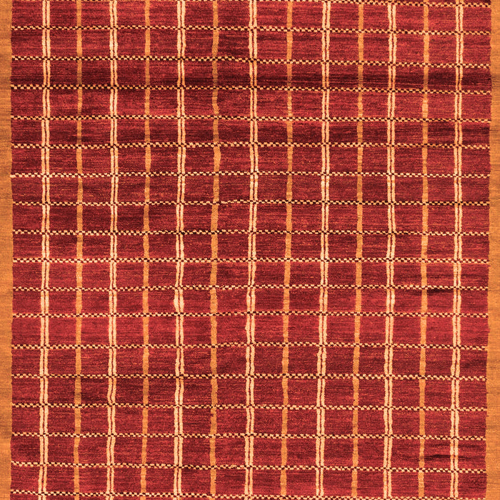 Abstract Orange Modern Rug, abs8org