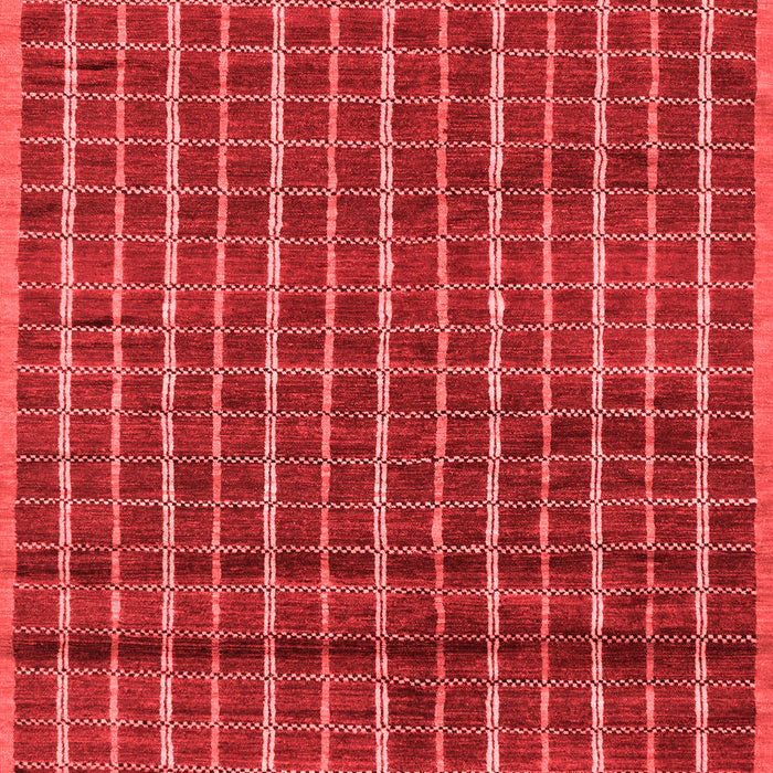 Abstract Red Modern Area Rugs
