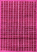 Machine Washable Abstract Pink Modern Rug, wshabs8pnk