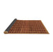 Sideview of Abstract Brown Modern Rug, abs8brn