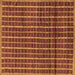 Square Machine Washable Abstract Brown Modern Rug, wshabs8brn