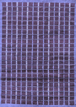 Abstract Blue Modern Rug, abs8blu