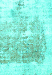 Solid Turquoise Modern Rug, abs900turq