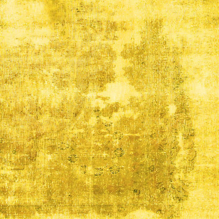 Solid Yellow Modern Rug, abs900yw
