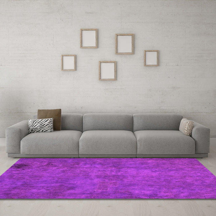 Machine Washable Abstract Pink Modern Rug in a Living Room, wshabs901pnk