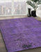 Abstract Purple Modern Rug in Family Room, abs901