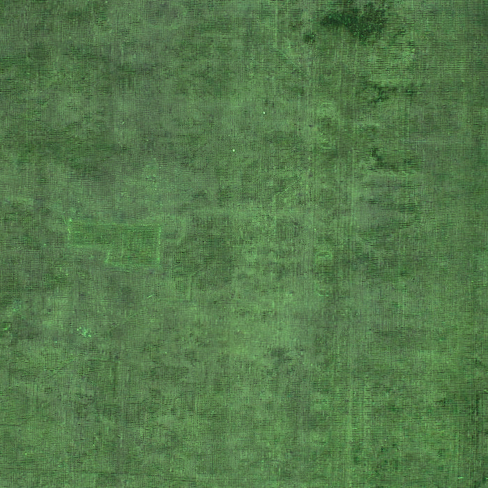 Square Abstract Green Modern Rug, abs901grn