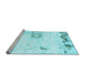 Sideview of Machine Washable Abstract Light Blue Modern Rug, wshabs902lblu