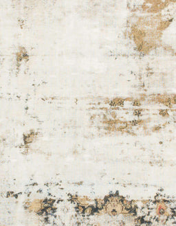 Abstract White Chocolate Beige Modern Rug, abs902