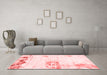 Modern Red Washable Rugs