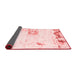 Abstract Red Modern Area Rugs