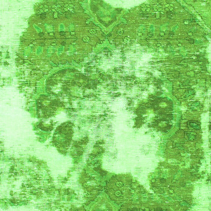 Machine Washable Abstract Green Modern Area Rugs, wshabs903grn