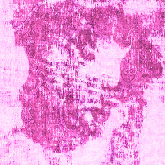 Square Abstract Pink Modern Rug, abs903pnk