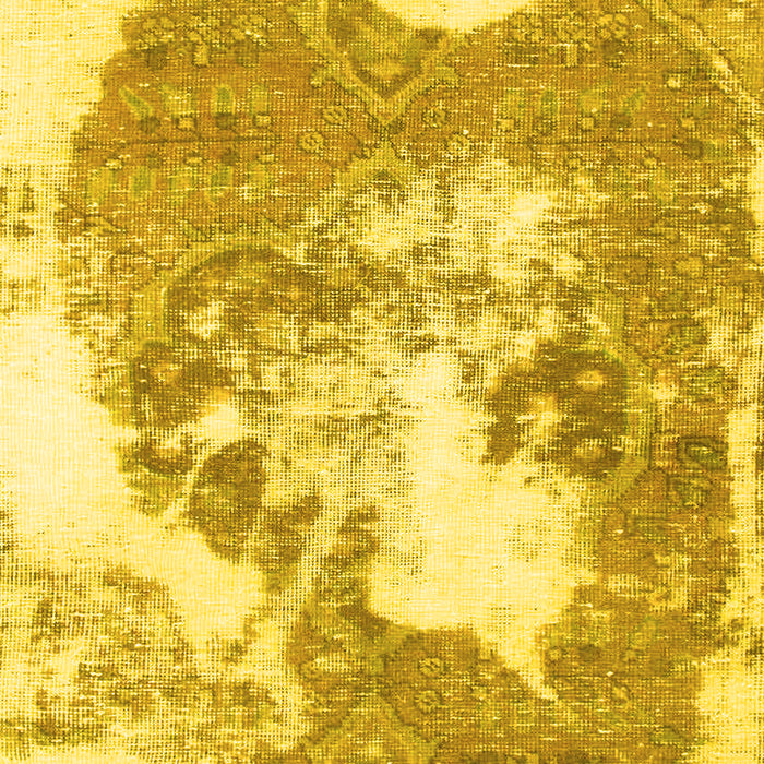 Abstract Yellow Modern Rug, abs903yw