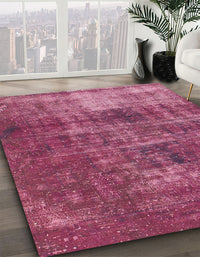 Abstract Pink Oriental Rug, abs904