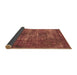 Sideview of Oriental Brown Traditional Rug, abs904brn