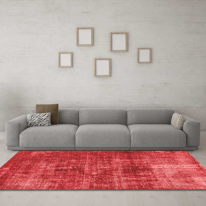 Traditional Red Washable Rugs
