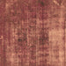 Square Oriental Brown Traditional Rug, abs904brn