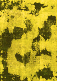 Abstract Yellow Modern Rug, abs905yw