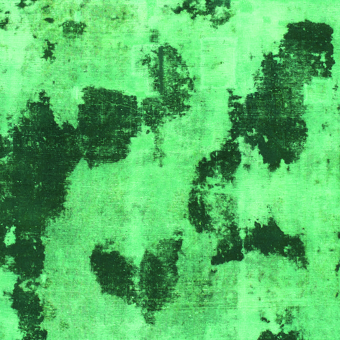Abstract Green Modern Rug, abs905grn