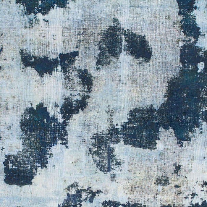 Machine Washable Abstract Light Steel Blue Rug, wshabs905