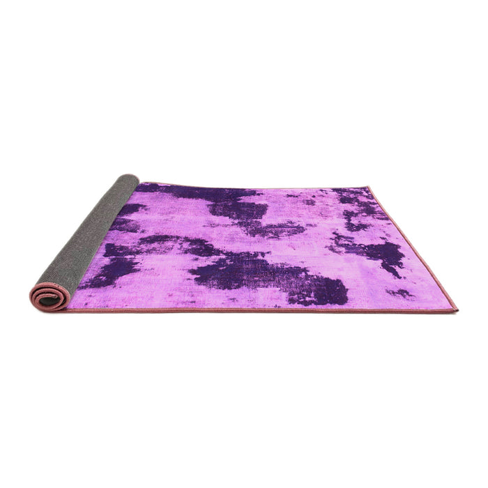 Sideview of Abstract Pink Modern Rug, abs905pnk