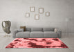 Modern Red Washable Rugs