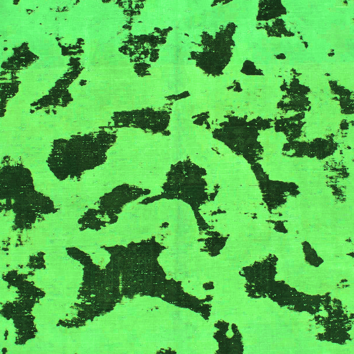 Abstract Green Modern Rug, abs906grn