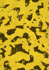 Abstract Yellow Modern Rug, abs906yw