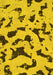 Abstract Yellow Modern Rug, abs906yw