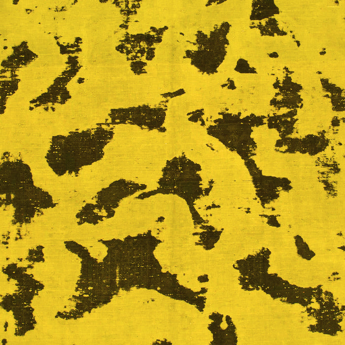 Abstract Yellow Modern Rug, abs906yw