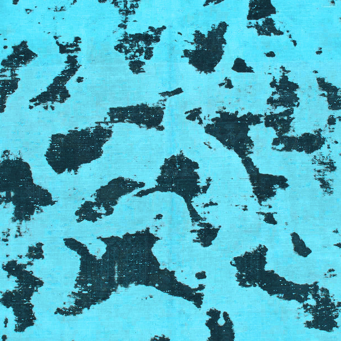 Machine Washable Abstract Light Blue Modern Rug, wshabs906lblu