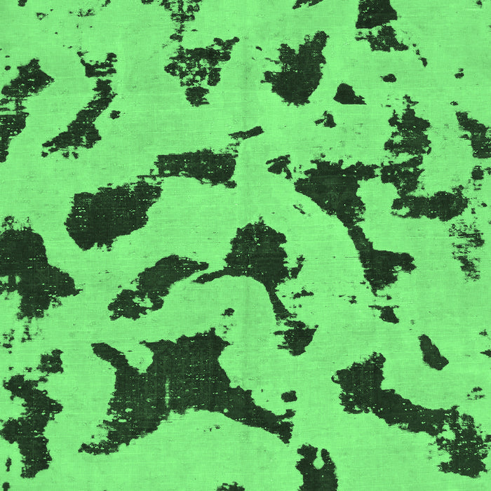 Machine Washable Abstract Emerald Green Modern Area Rugs, wshabs906emgrn