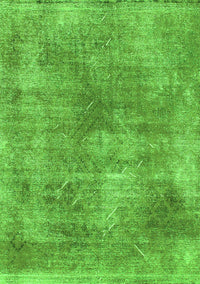 Abstract Green Modern Rug, abs907grn