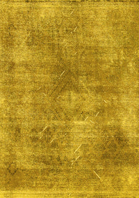 Abstract Yellow Modern Rug, abs907yw