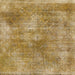 Square Abstract Metallic Gold Modern Rug, abs907