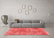 Modern Red Washable Rugs