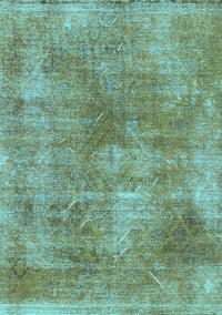 Abstract Light Blue Modern Rug, abs907lblu