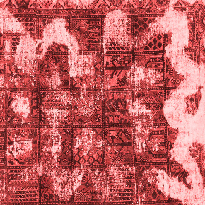 Machine Washable Abstract Red Modern Rug, wshabs908red